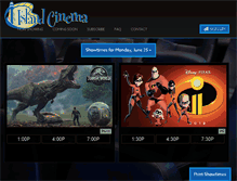 Tablet Screenshot of islandcinema.com